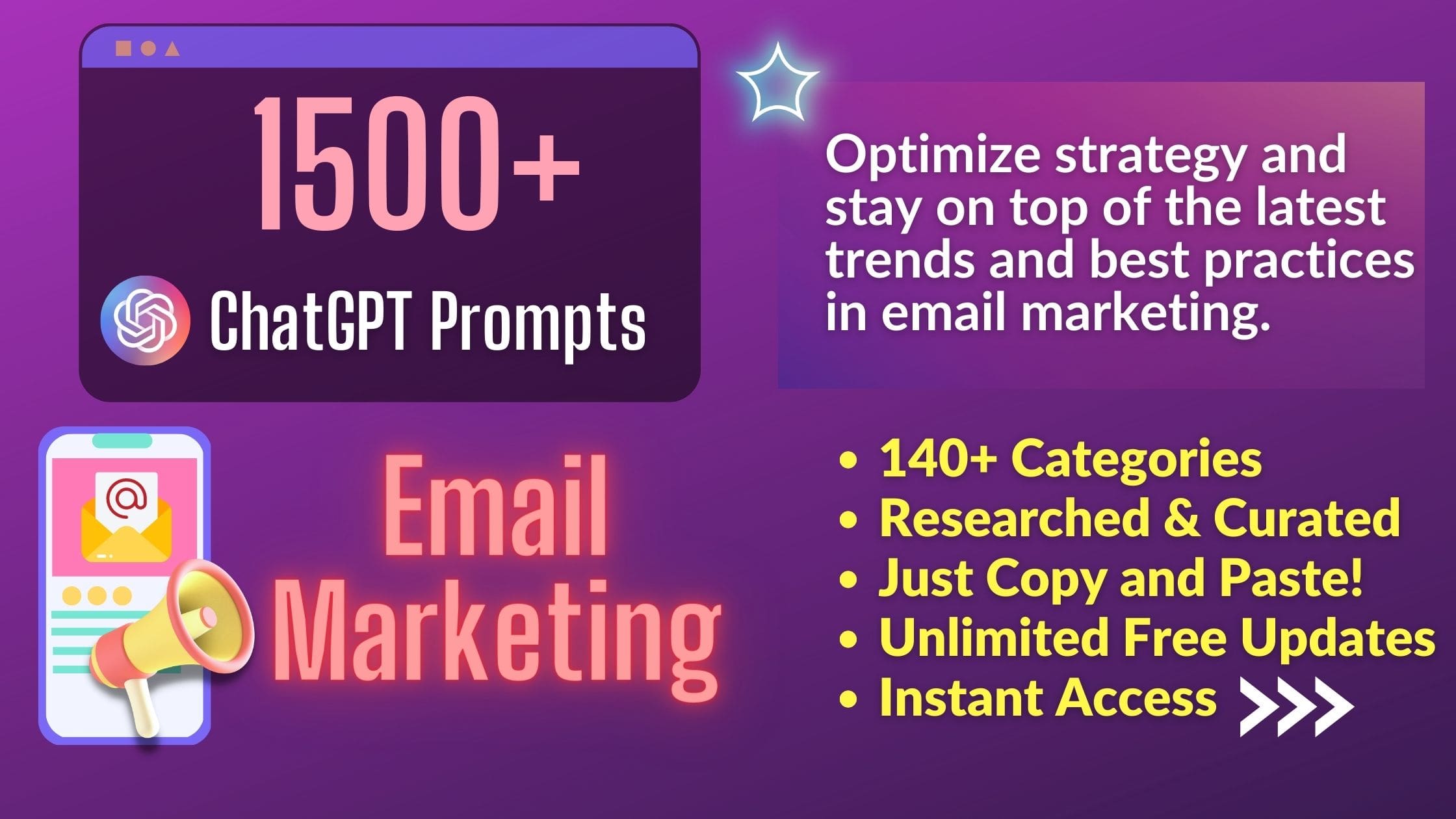 chatGPT prompts for email marketing