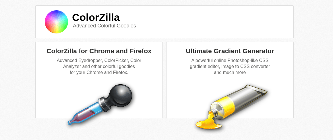 Colorzilla extension for Chrome